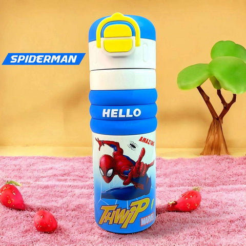 Character Bottle - Dual Cap Stainless Steel – 520ML - The Write Stuff