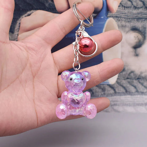 Keychain - Crystal Cute Bear