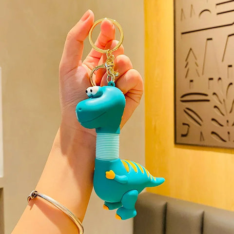Keychain - Dino With Pop It Neck