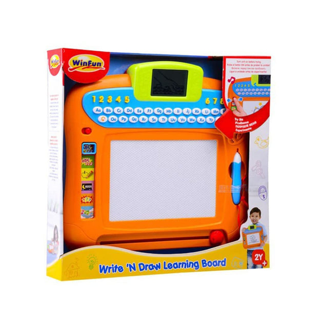 Winfun Write ‘N Draw Learning Board - The Write Stuff