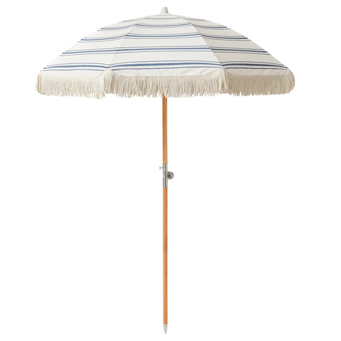 SUNNYLiFE The Resort Luxe Beach Umbrella Coastal Blue