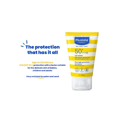 Mustela SPF 50+ Very High Protection Sun Lotion - 40 ml