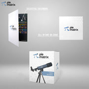 Pie Matrix Neo Astronomy Telescope with Tripod – High-Definition Moon & Planet Viewer - The Write Stuff