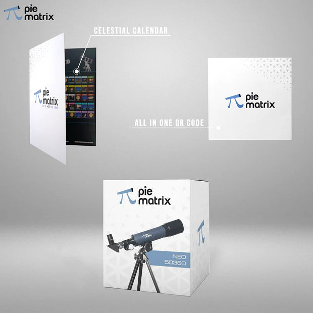 Pie Matrix Neo Astronomy Telescope with Tripod – High-Definition Moon & Planet Viewer - The Write Stuff