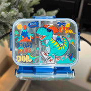 Lunch Box Transparent  - 3 Compartment