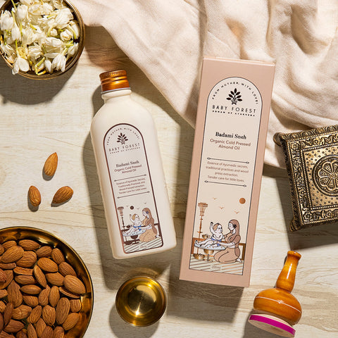 BABY FOREST BADAMI SNEH ORGANIC COLD PRESSED  ALMOND OIL