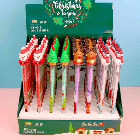 Christmas Pencils pack of 2