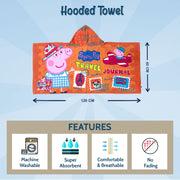 Kids Hooded Towel - Peppa Pig