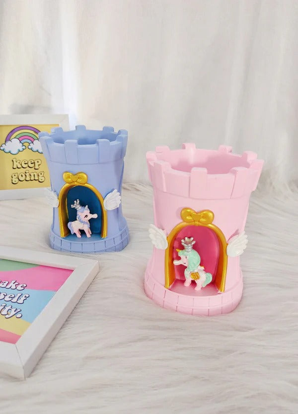 Unicorn Castle Tower Pen Stand