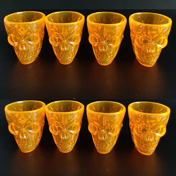 Halloween Skull Shot Glasses - 4pc Set - The Write Stuff