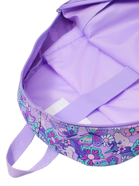 Smiggle Classic Purple Unicorn & Butterfly Backpack