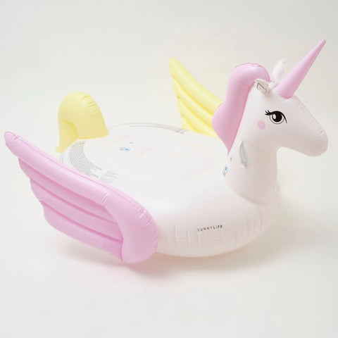 SUNNYLIFE RIDE-ON FLOAT UNICORN PASTEL