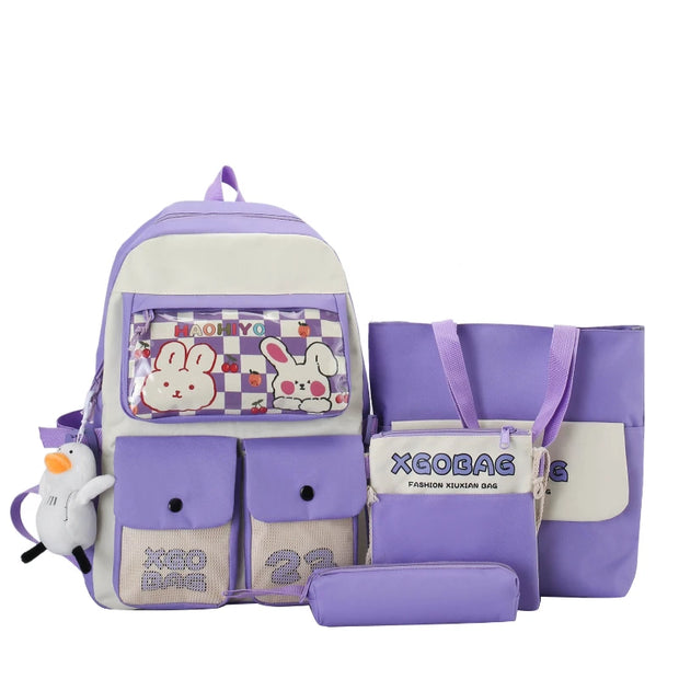Backpack Set for Kids | 4 Pcs Set