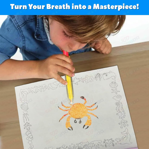 Wembley SEA Blow Pen Painting Colour Set - The Write Stuff