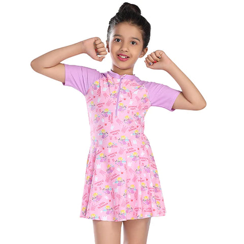 Girls Swimsuit - Diva Pink 5540