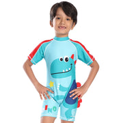 Boys Swimsuit - Dino Cyan (7186)