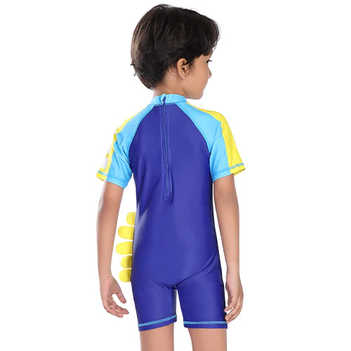 Boys Swimsuit - Dino Blue (7187)