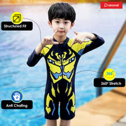 Boys Swimsuit - Blaze Yellow (8931)