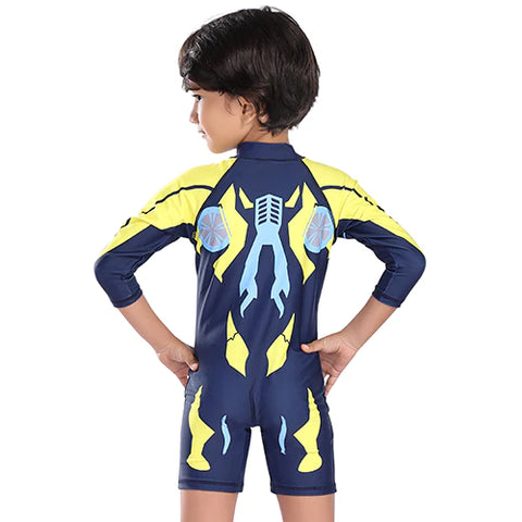 Boys Swimsuit - Blaze Yellow (8931)