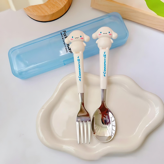 Sanrio Kuromi Fork Spoon Set