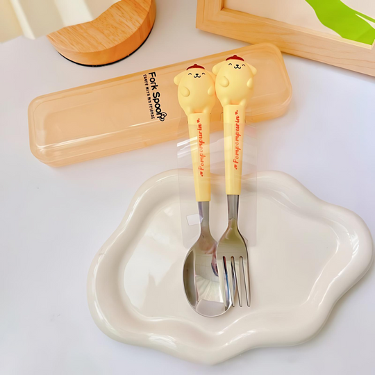 Sanrio Kuromi Fork Spoon Set