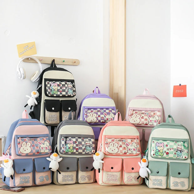Backpack Set for Kids | 4 Pcs Set