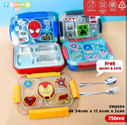 Stainless_Steel_3_Grid_Marvel_Lunch_Box-_750ML