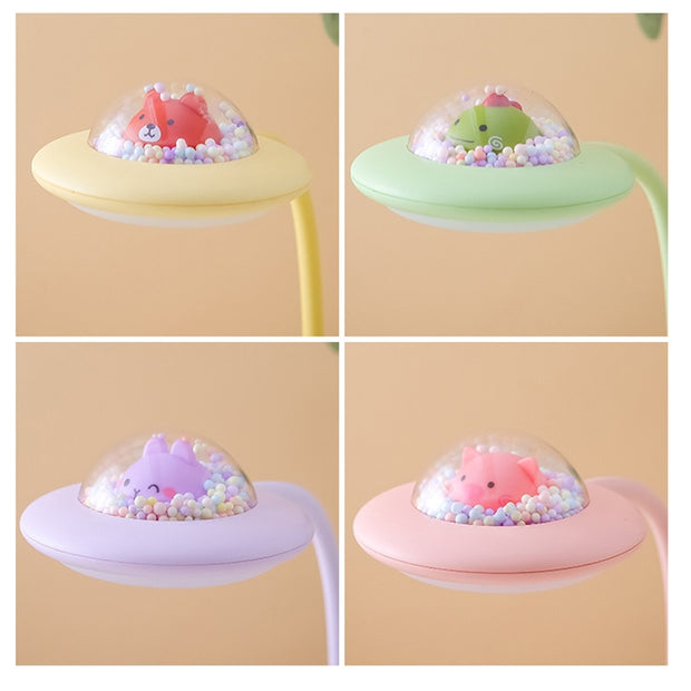 Cute Pet Space Lamp With Adjustable Neck