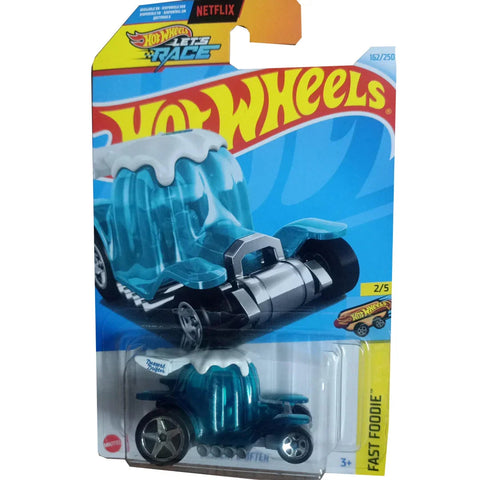 Hot Wheels Dessert Drifter 2024 | Mainline Electric Blue Edition | 1:64 Scale Die-Cast Car | Ages 3+ - The Write Stuff