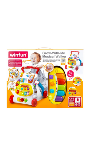 Winfun Grow-With-Me Musical Walker