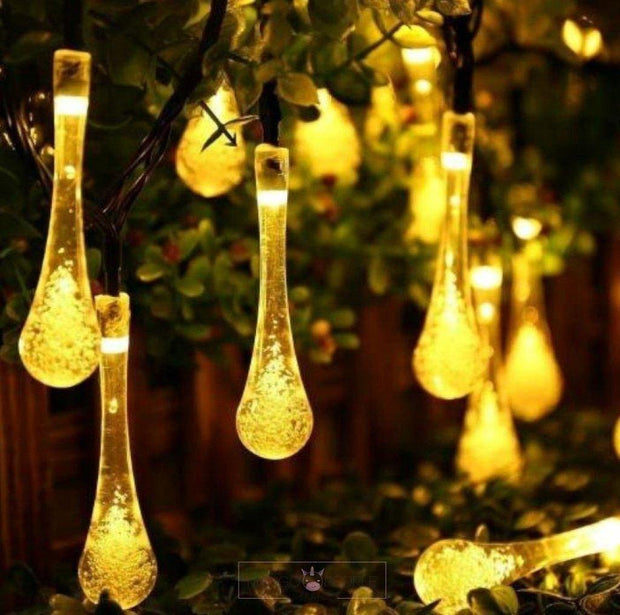 Water Raindrop String Lights