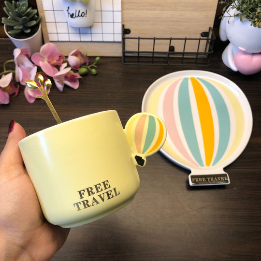 Hot Air Balloon Cup & Saucer Set