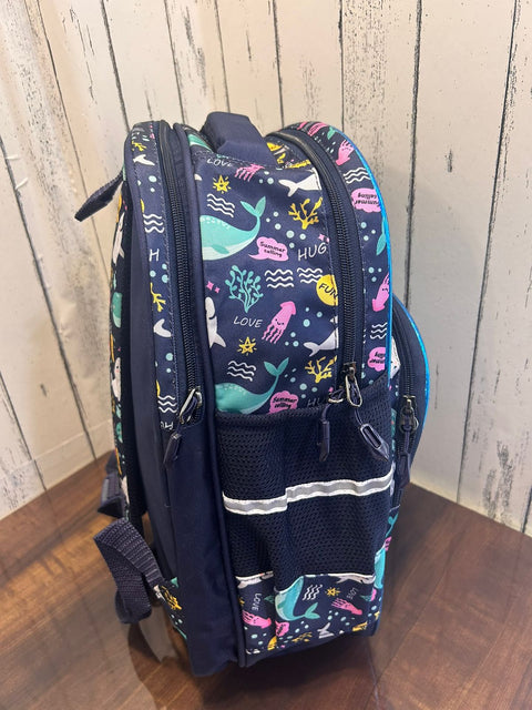 School Backpack - Shark