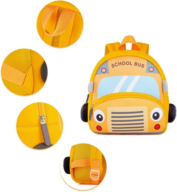 Toddler Yellow School Bus Backpack