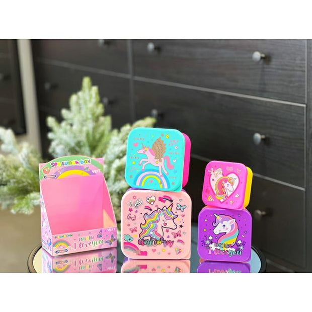 Kids Lunchbox set of 4 - The Write Stuff
