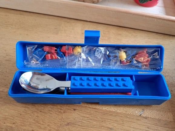 Lego Stainless Steel Spoon & Fork Set