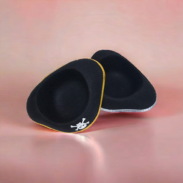 Halloween Caribbean Pirate Hat With Skull Print - The Write Stuff