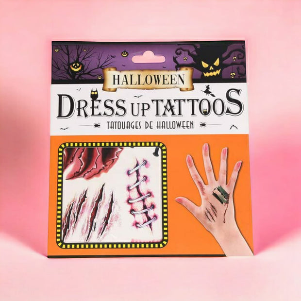 Halloween Dress Up Tattoos - The Write Stuff
