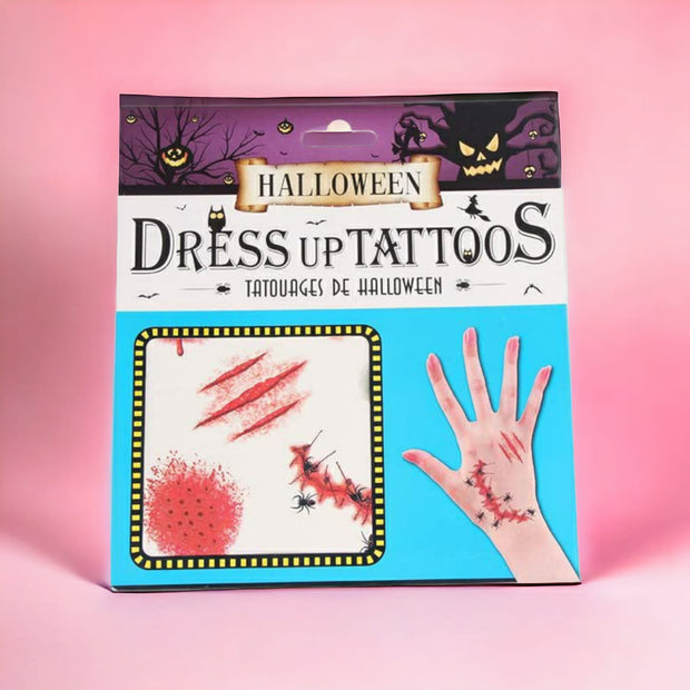 Halloween Dress Up Tattoos - The Write Stuff