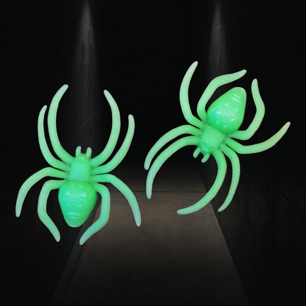 Halloween Decoration Glow in Dark Spiders - The Write Stuff