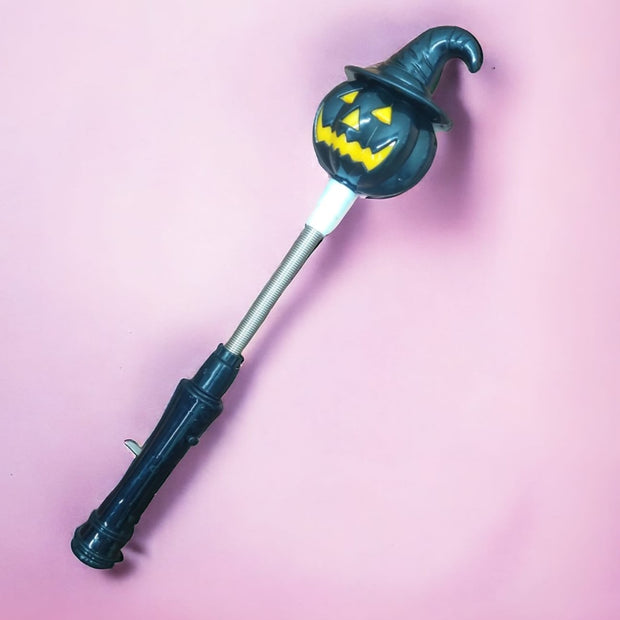 Halloween LED Pumpkin Spring Stick - The Write Stuff