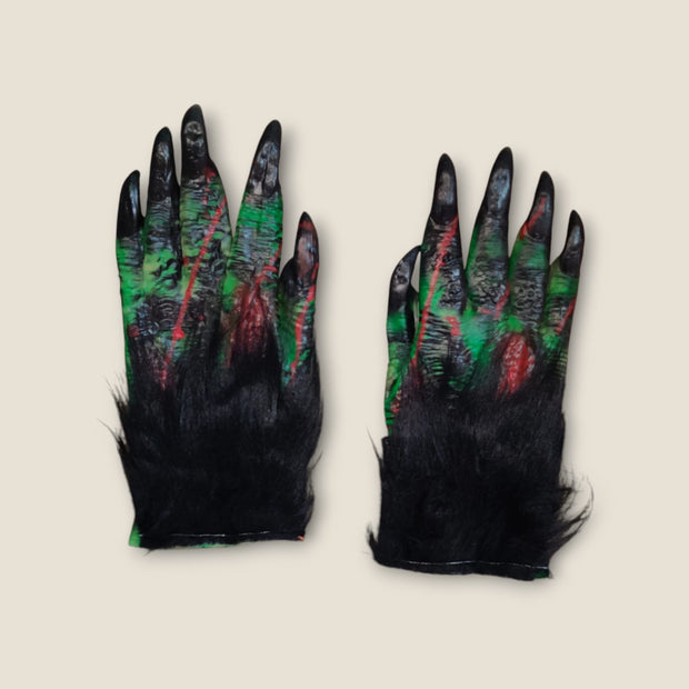 Halloween - Furry Hands Gloves Pair - The Write Stuff