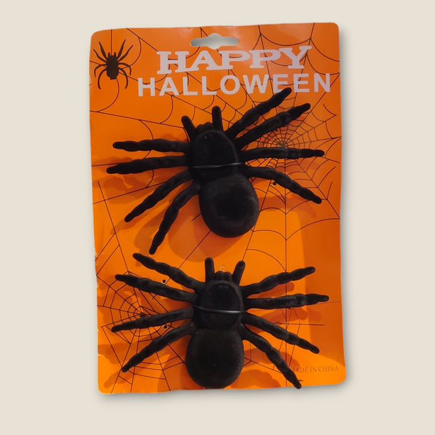 Halloween Decoration Black Spider Pack of  2 - The Write Stuff