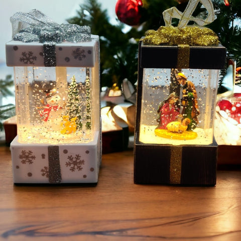 Christmas Hanging mini lantern with LED Light