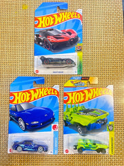 HOT Wheels Q-Case Bugatti Bolide (Set OF 3 Cars)