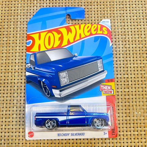 HOT Wheels Q-Case 83 Chevy Silverado (Set OF 3 Cars)