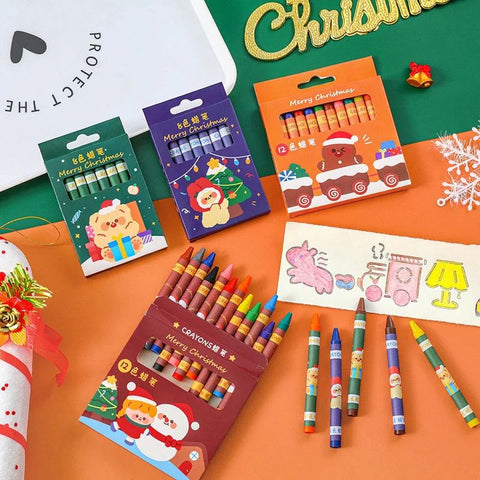 Christmas Crayons set of 12