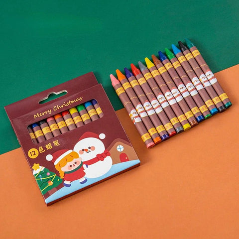 Christmas Crayons set of 12