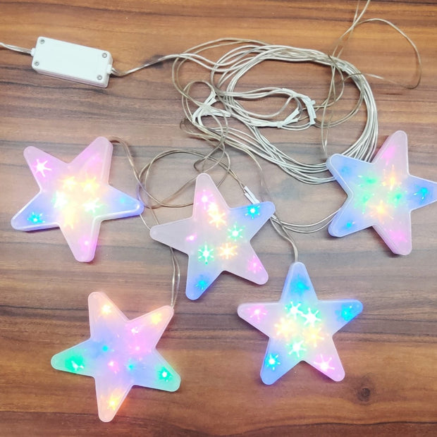 Xmas Star Multicolor LED String Light