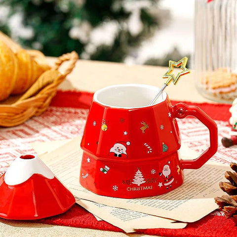 Christmas Festive Tree shape Mug